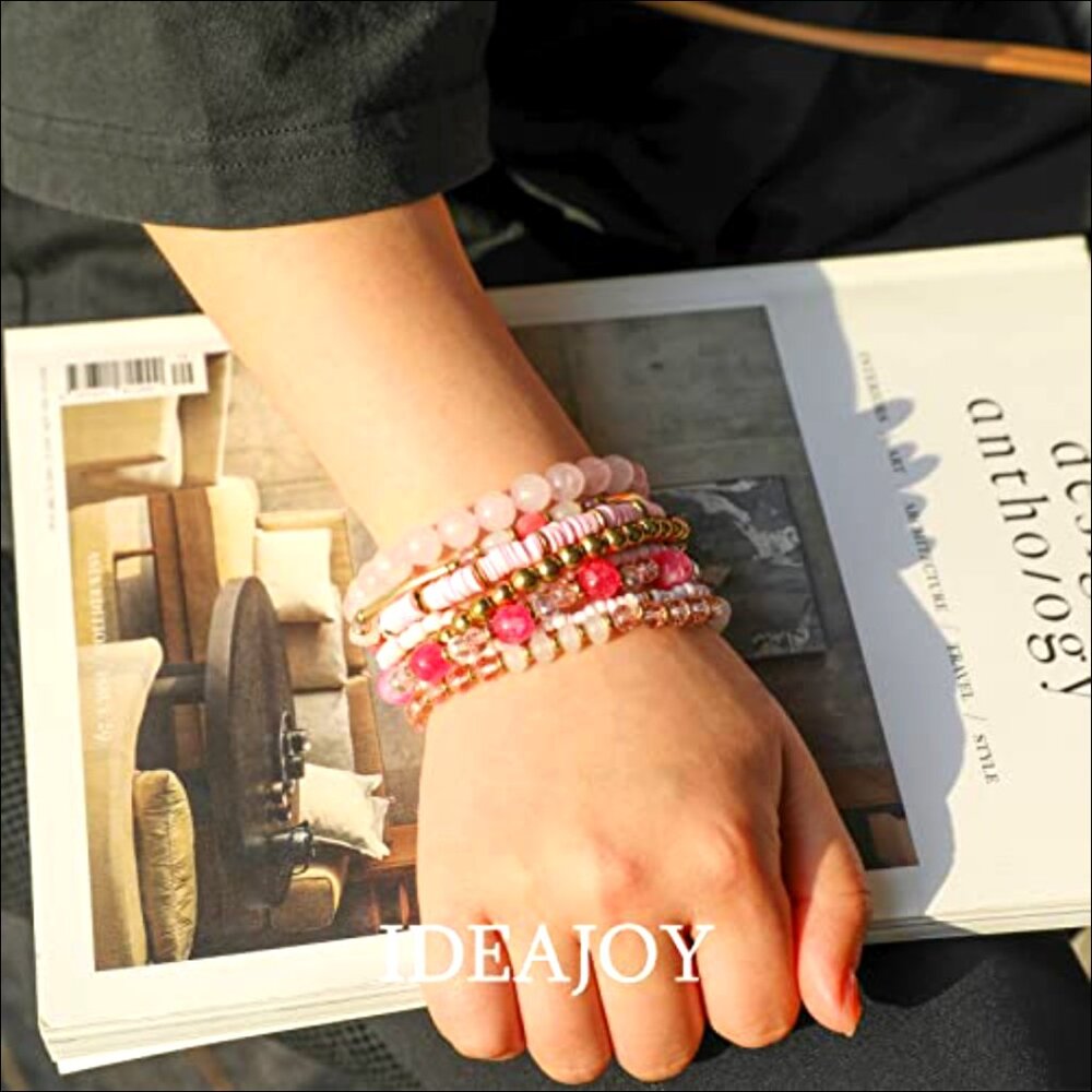 Multi-Layer Beaded Stacking Bracelet Set, 8 Pcs S… - image 6